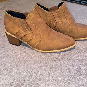 Suede booties